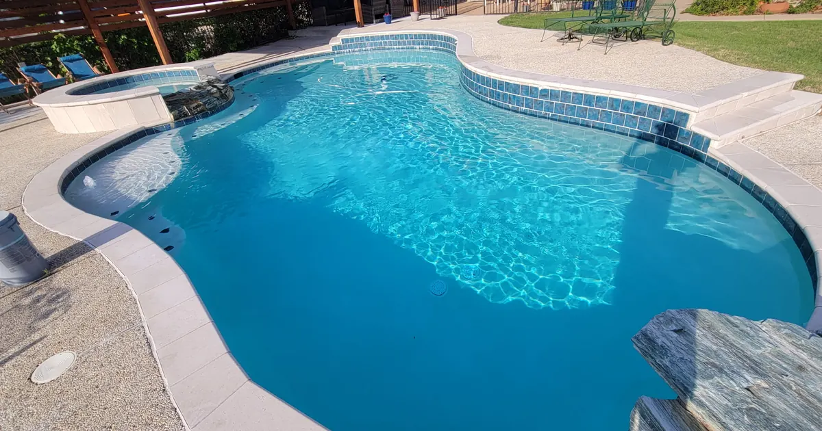 Clear pool water used for raising pool pH guidance